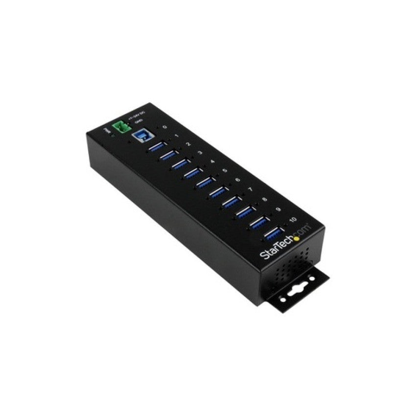 StarTech 10 Port Industrial Usb 3.0 Hub - Metal (ST1030USBM)