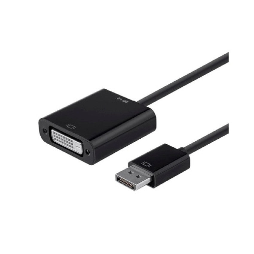Monoprice Dp 1.2a To Dvi Active Adapter, Black (12784)