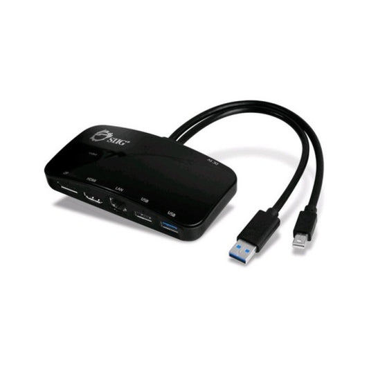 SIIG Mdp Video Dock With Usb 3.0 Lan Hub (JUH30412S1)
