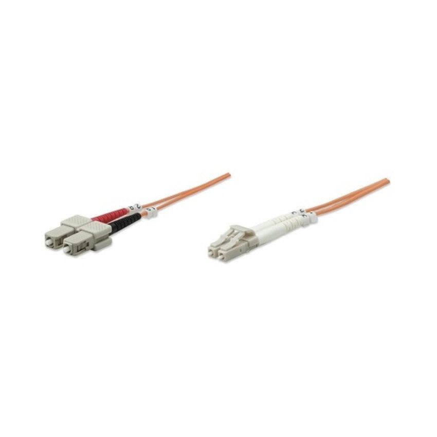 Intellinet 2m 7ft Lc/sc Multi Mode Fiber Cable (471268)