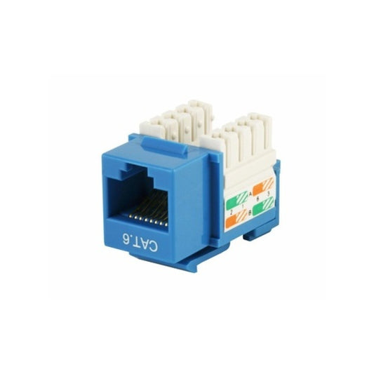 Monoprice Cat6 Punch Down Keystone Jack - Blue (5379)