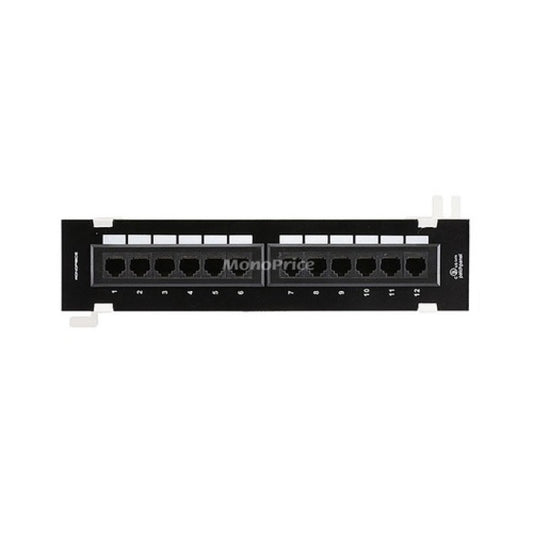 Monoprice Cat6 Mini Patch Panel 12 Port (7304)