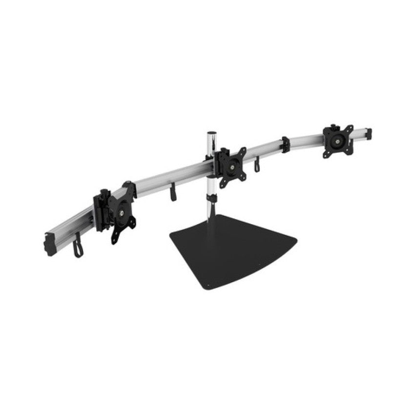 SIIG Triple Monitor Aluminum Desk Stand (CEMT2111S1)