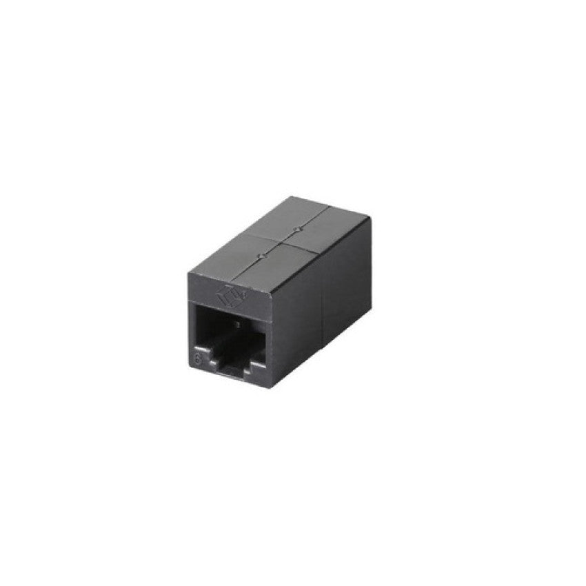 Black Box Cat6 Coupler - Unhielded, Straight-pin, Black, Gsa, Taa (FM609)