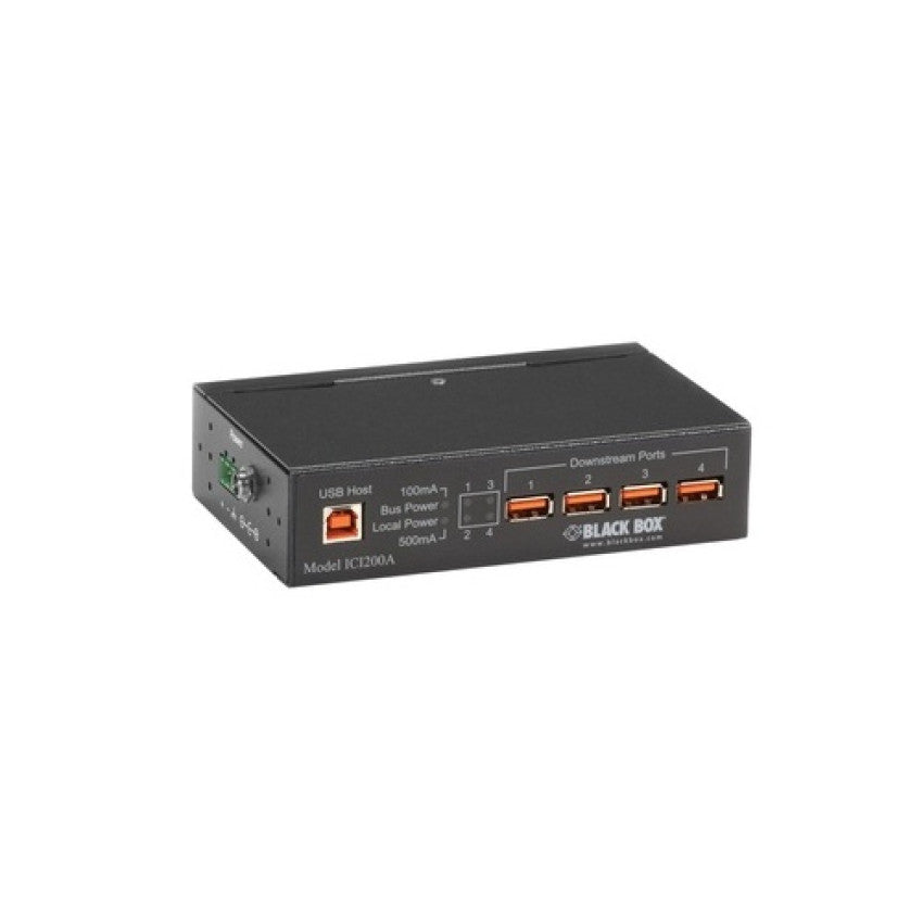 Black Box Industrial Usb 2.0 Hub - 4-port, Gsa, Taa (ICI200A)