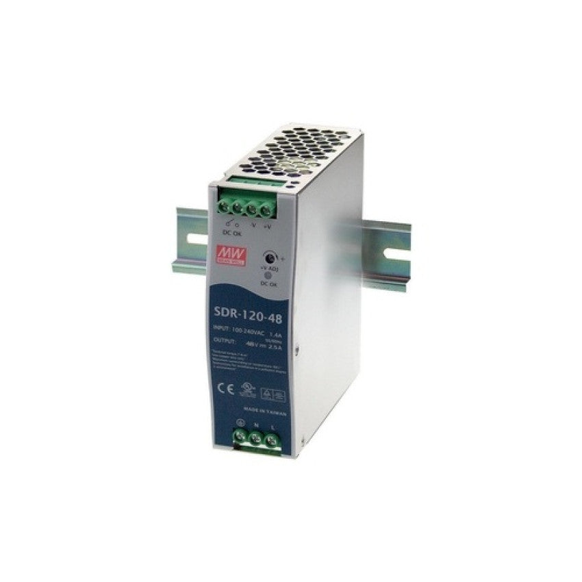 Black Box Din Rail Industrial Power Supply - 120w, 48vdc, Non-returnable/non-cancelable (SDR12048)