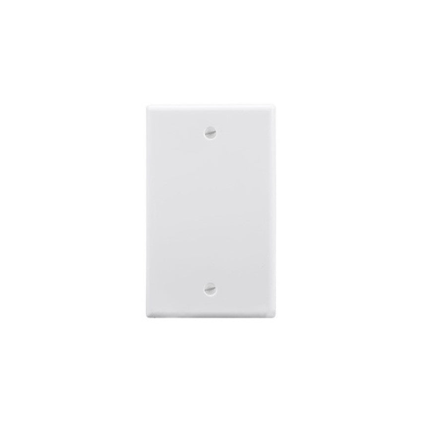 Monoprice 1-gang Blank Wall Plate_ White (34491)