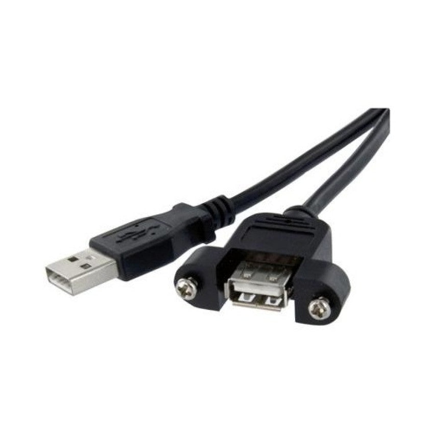 StarTech 1 Ft Panel Mount Usb Cable A To A - F/m (USBPNLAFAM1)