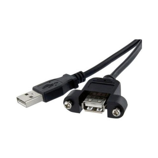 StarTech 1 Ft Panel Mount Usb Cable A To A - F/m (USBPNLAFAM1)