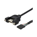 StarTech 1ft Motherboard To Panel Mount Usb Cable (USBPNLAFHD1)
