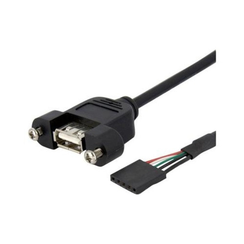 StarTech 1ft Motherboard To Panel Mount Usb Cable (USBPNLAFHD1)