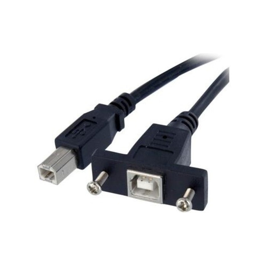 StarTech 1 Ft Panel Mount Usb Cable B To B - F/m (USBPNLBFBM1)