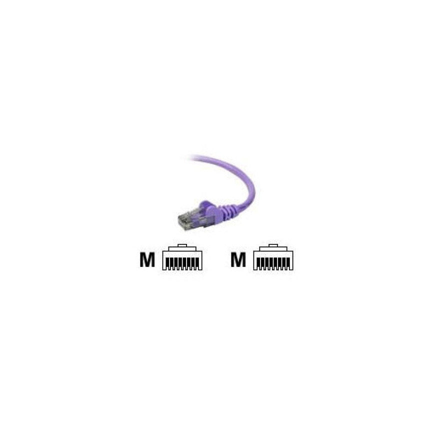 Belkin 6ft Cat6 Snagless Patch Cable Purple (A3L98006PURS)