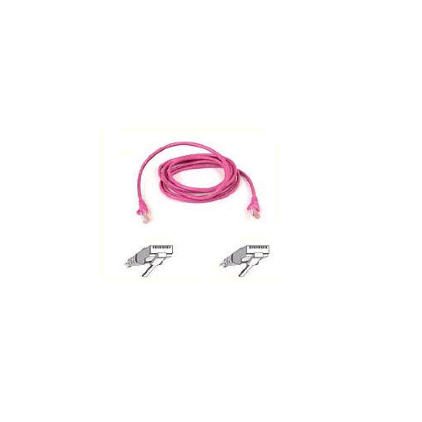 Belkin Cat5e Snagless Patch Cbl (A3L79115PNKS)