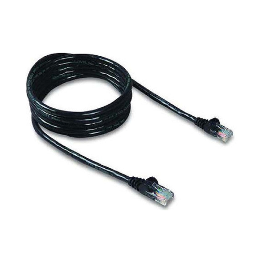 Belkin Cat6 Patch Cable Rj45m/rj45m 20ft Black (A3L98020BLKS)