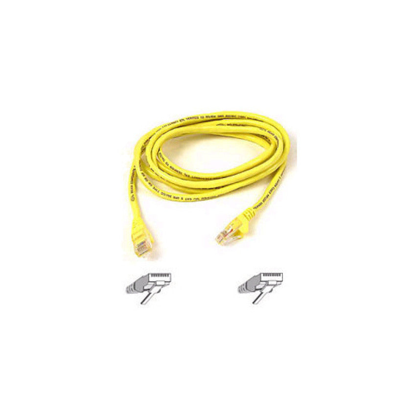 Belkin 7ft Cat6 Snagless Patch Cable Yellow (A3L98007YLWS)