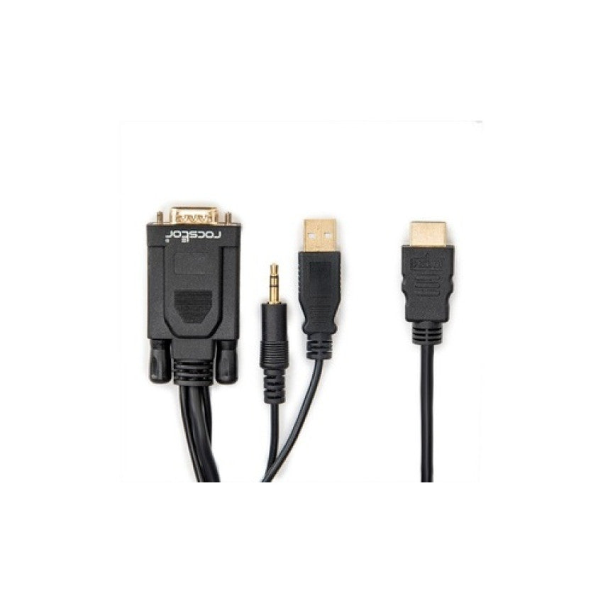 Rocstor 6ft(1.83m) Hmdi To Vga Cable M/m (Y10C264B1)