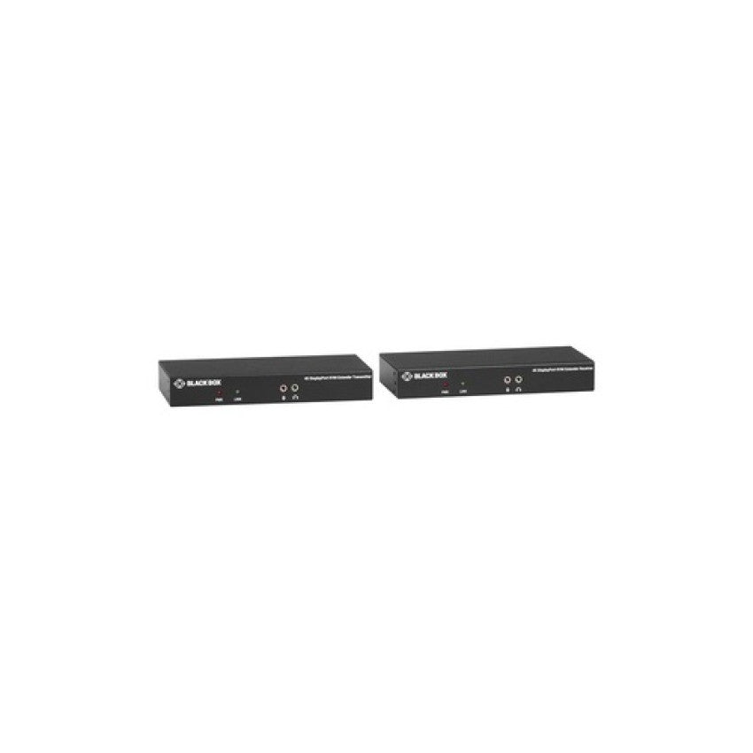 Black Box Kvm Extender Kit Over Catx - Single-monitor, Displayport 1.2a 4k30, Usb 2.0, Audio, Serial, Local Video Out, Gsa, Taa (KVXLCDP100)