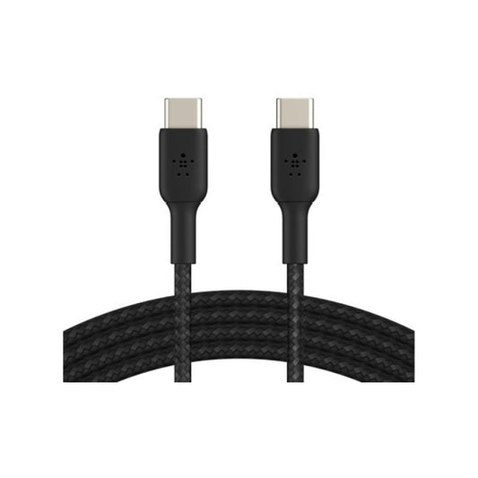 Belkin Braided Usbc To Usbc Cable,1m Blk (CAB004BT1MBK)