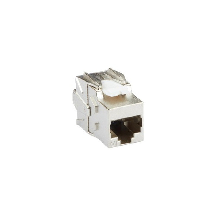 Black Box Cat6a Jack - Shielded, Silver, Taa (FMT700R2)