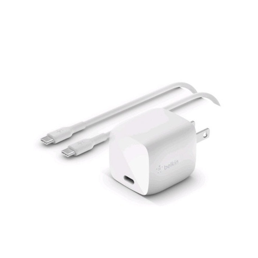 Belkin 30w Usb-c Chrg,gan,1m,c-c Cbl,wht (WCH001DQ1MWHB6)