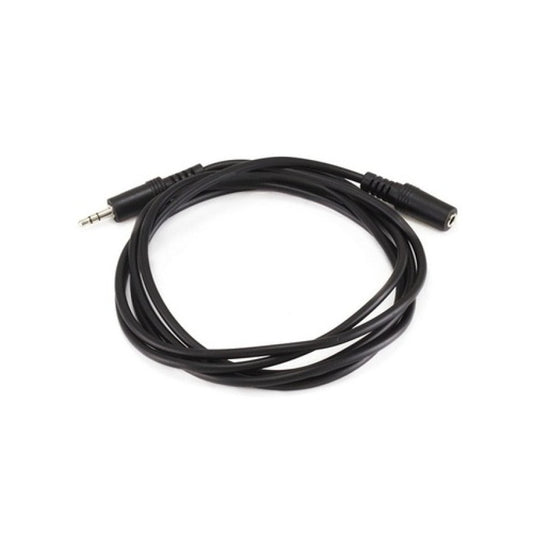 Monoprice 6ft 3.5mm Stereo Jack M/f Cable - Black (648)