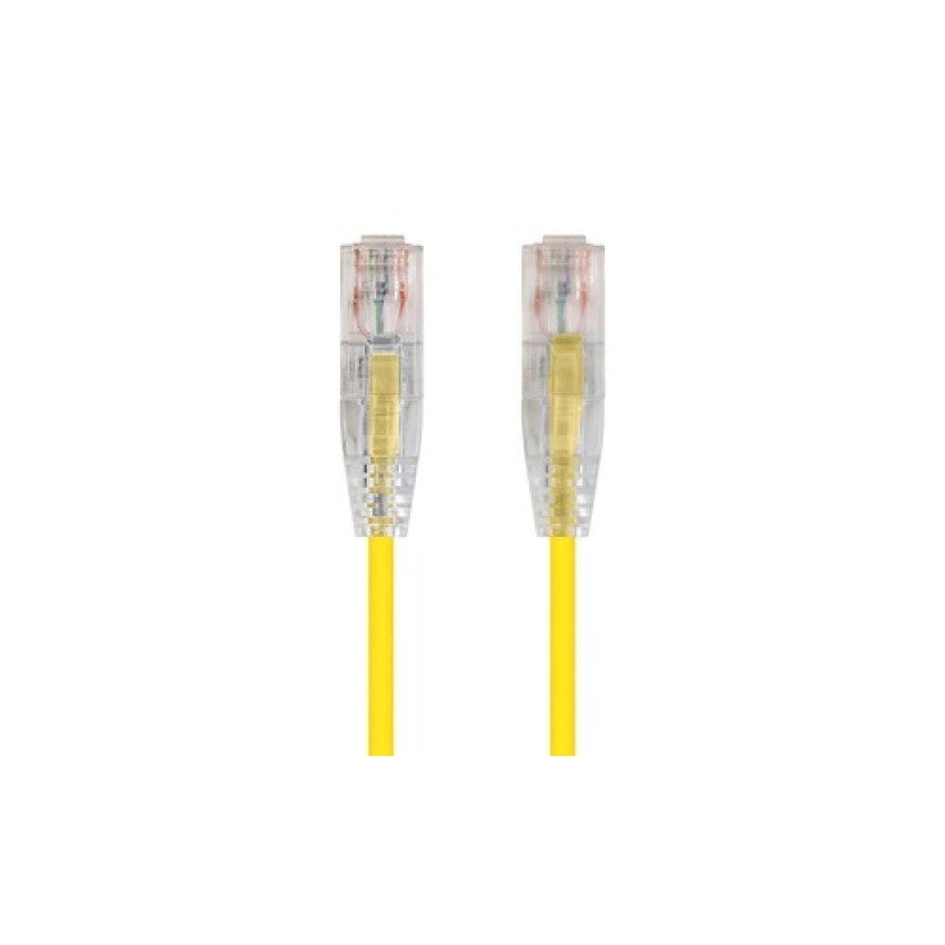 Monoprice Slimrun Cat6 Utp Cable-1ft Yellow (13521)