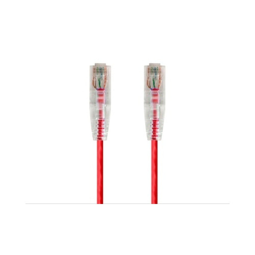 Monoprice Slimrun Cat6 Utp Cable-2ft Red (14802)