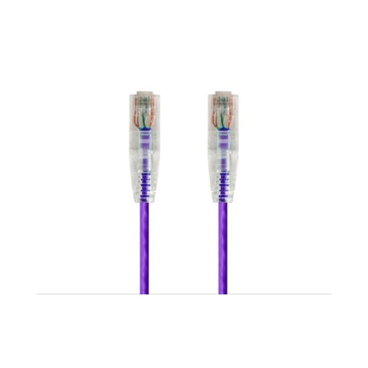 Monoprice Slimrun Cat6 Utp Cable-3ft Purple (14809)