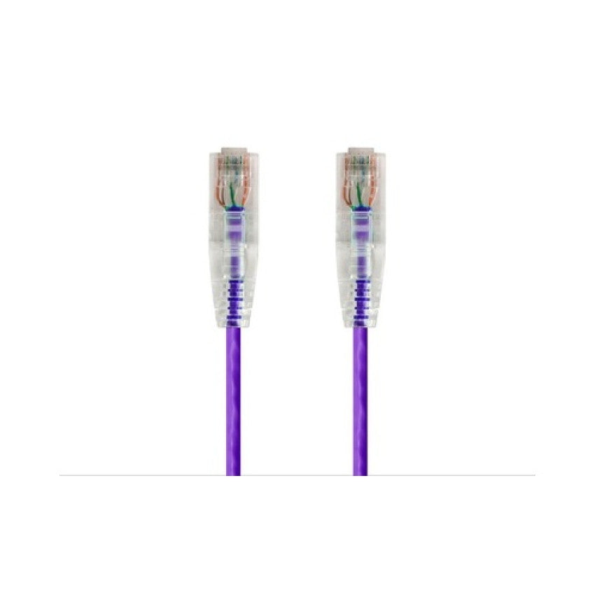 Monoprice Slimrun Cat6 Utp Cable-5ft Purple (14813)