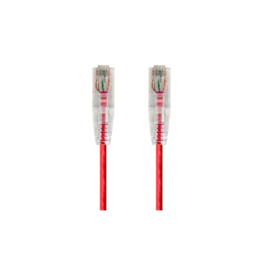 Monoprice Slimrun Cat6 Utp Cable-7ft Red (14814)