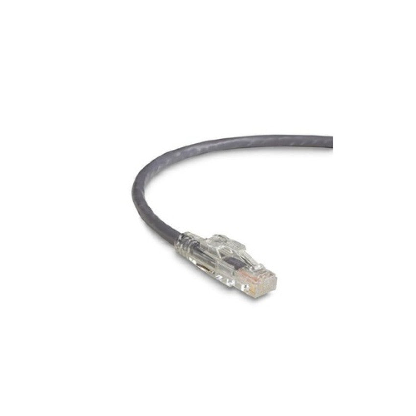 Black Box Cat6 550-mhz Locking Snagless Stranded Ethernet Patch Cable-unshielded (utp), Cm Pvc (rj45 M/m), Gray, 20-ft. (6.0-m) (C6PC70GY20)