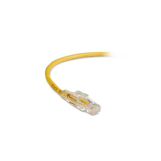 Black Box Cat6 550-mhz Locking Snagless Stranded Ethernet Patch Cable-unshielded (utp), Cm Pvc (rj45 M/m), Yellow, 6-ft. (1.8-m) (C6PC70YL06)