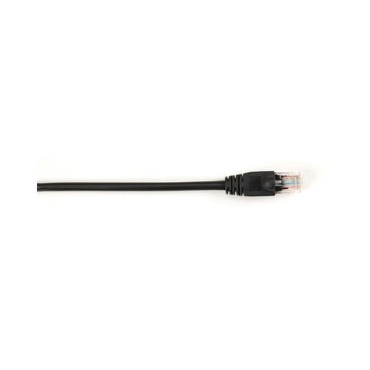 Black Box Cat5e 100-mhz Molded Snagless Stranded Ethernet Patch Cable-unshielded (utp), Cm Pvc (rj45 M/m), Black, 1-ft. (0.3-m) (CAT5EPC001BK)