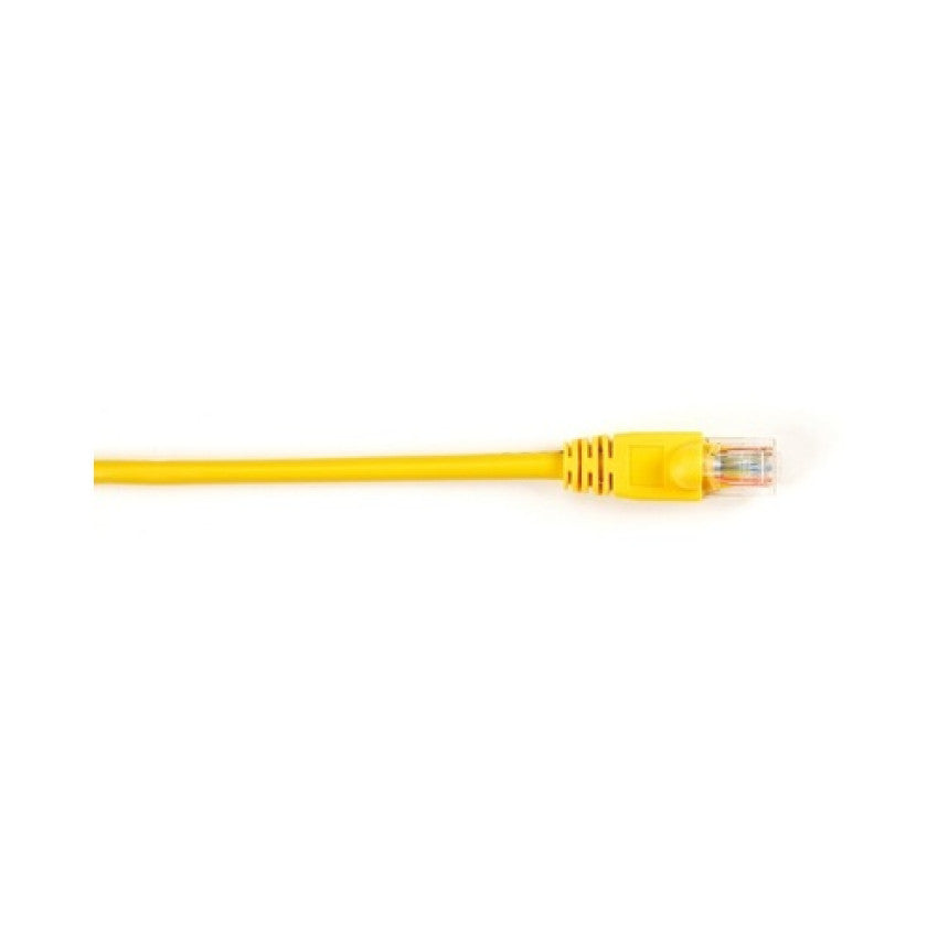 Black Box Cat5e 100-mhz Molded Snagless Stranded Ethernet Patch Cable-unshielded (utp), Cm Pvc (rj45 M/m), Yellow, 3-ft. (0.9-m) (CAT5EPC003YL)