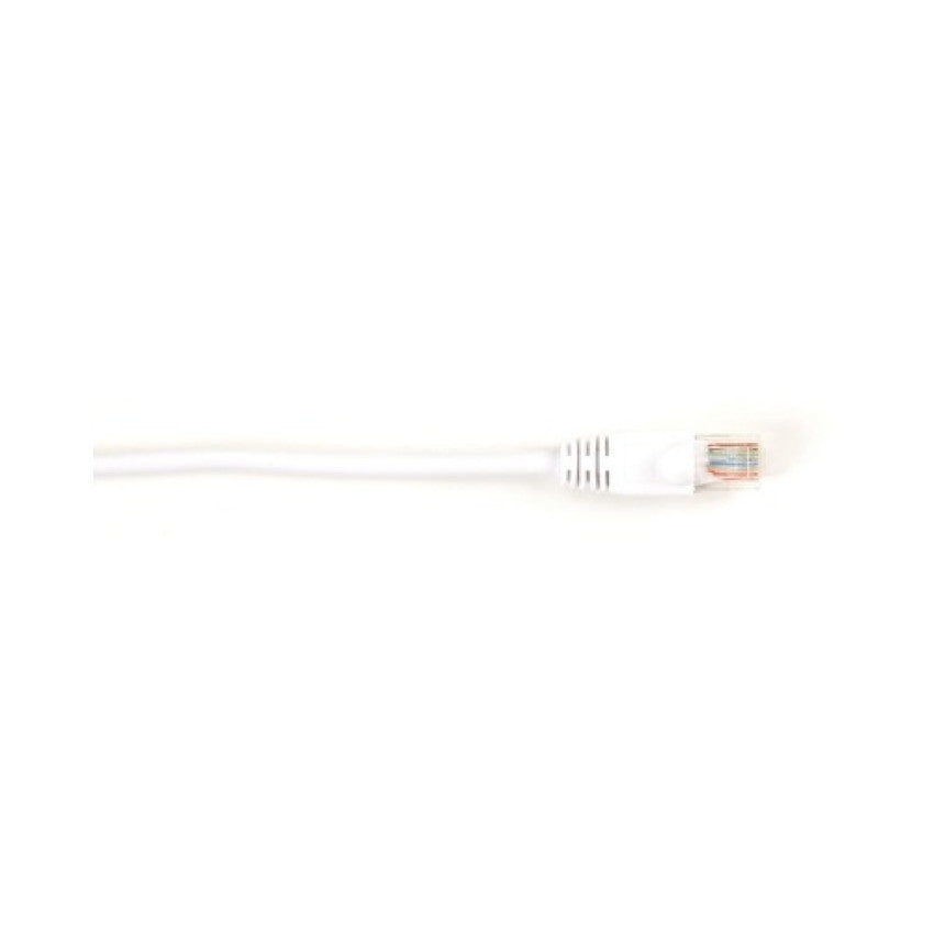 Black Box Cat5e 100-mhz Molded Snagless Stranded Ethernet Patch Cable-unshielded (utp), Cm Pvc (rj45 M/m), White, 10-ft. (3.0-m) (CAT5EPC010WH)