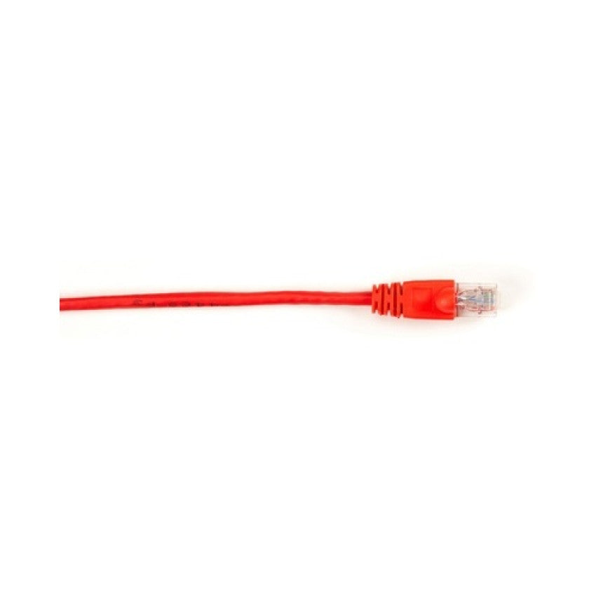 Black Box Cat6 250-mhz Molded Snagless Stranded Ethernet Patch Cable - Unshielded (utp), Cm Pvc (rj45 M/m), Red, 1-ft. (0.3-m) (CAT6PC001RD)