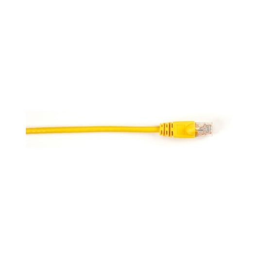 Black Box Cat6 250-mhz Molded Snagless Stranded Ethernet Patch Cable-unshielded (utp), Cm Pvc (rj45 M/m), Yellow, 1-ft. (0.3-m) (CAT6PC001YL)