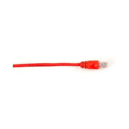 Black Box Cat6 250-mhz Molded Snagless Stranded Ethernet Patch Cable - Unshielded (utp), Cm Pvc (rj45 M/m), Red, 5-ft. (1.5-m) (CAT6PC005RD)