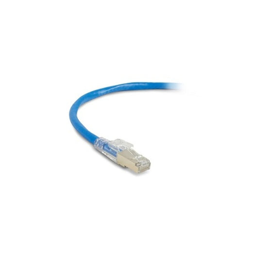 Black Box Cat6a 650-mhz Locking Snagless Stranded Ethernet Patch Cable-shielded (s/ftp), Cm Pvc (rj45 M/m), Blue, 3-ft. (0.9-m) (C6APC80SBL03)