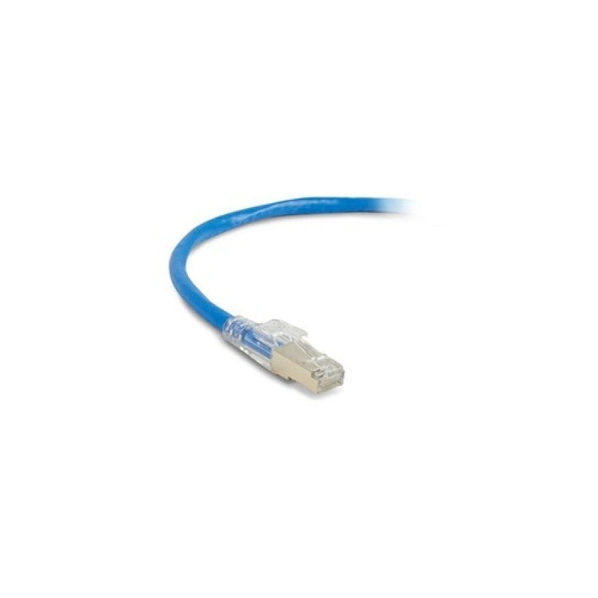 Black Box Cat6a 650-mhz Locking Snagless Stranded Ethernet Patch Cable-shielded (s/ftp), Cm Pvc (rj45 M/m), Blue, 5-ft. (1.5-m) (C6APC80SBL05)