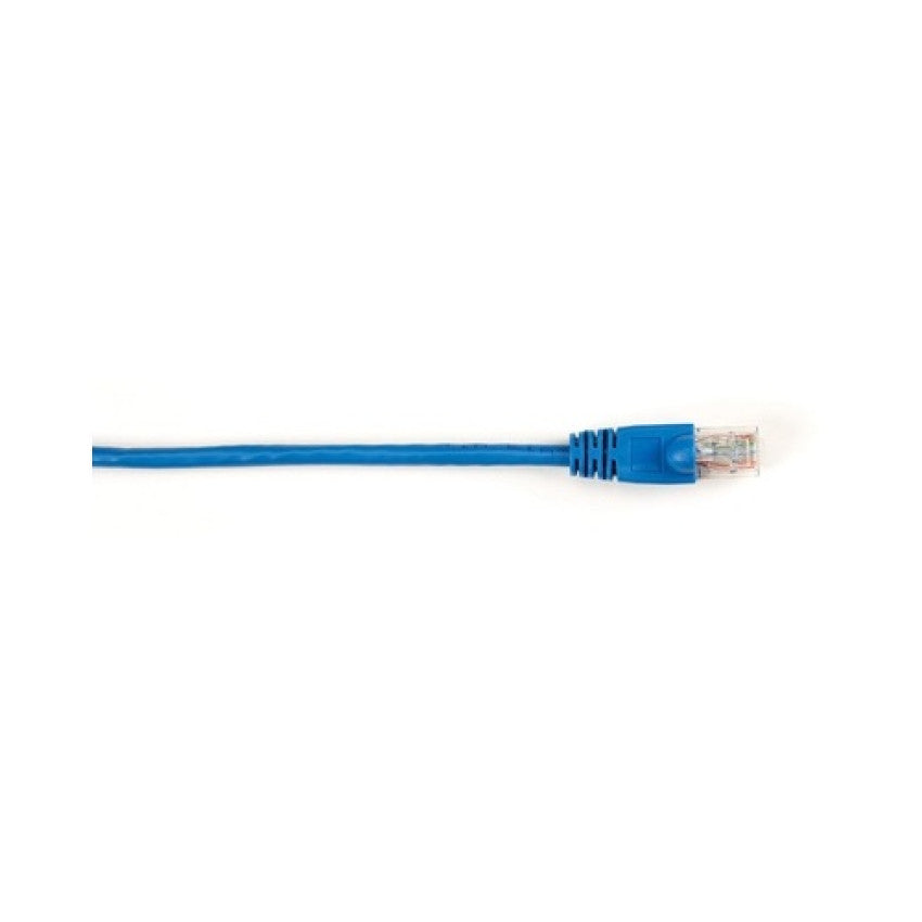 Black Box Cat6 250-mhz Molded Snagless Stranded Ethernet Patch Cable - Unshielded (utp), Cm Pvc (rj45 M/m), Blue, 2-ft. (0.6-m) (CAT6PC002BL)