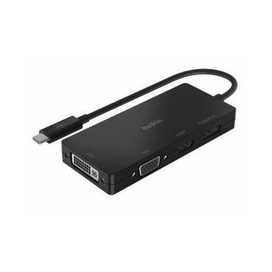 Belkin Adpt,usbc-hdmi,vga,dvi,dsplypt,blk (AVC003BTBK)