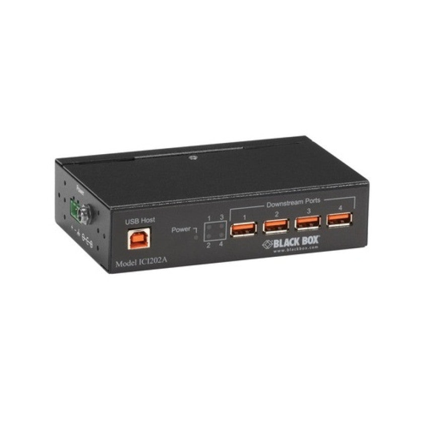 Black Box Industrial Usb 2.0 Hub With Isolation - 4-port, Gsa, Taa (ICI202A)