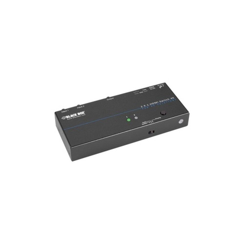 Black Box 4k Hdmi Switch - 2x1, Gsa, Taa (VSWHDMI2X14K)