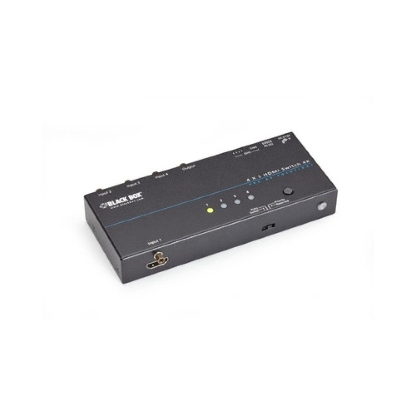 Black Box 4k Hdmi Switch - 4x1, Gsa, Taa (VSWHDMI4X14K)