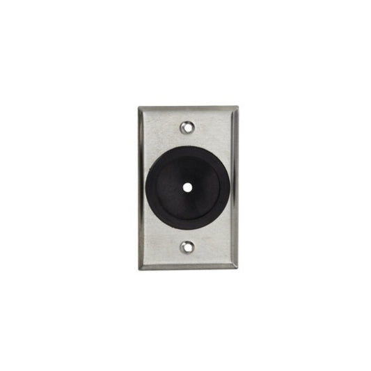 Black Box Av Wallplate - Stainless Steel - 1/4" To 1-3/4" Rubber Grommet, Gsa, Taa (WP841)