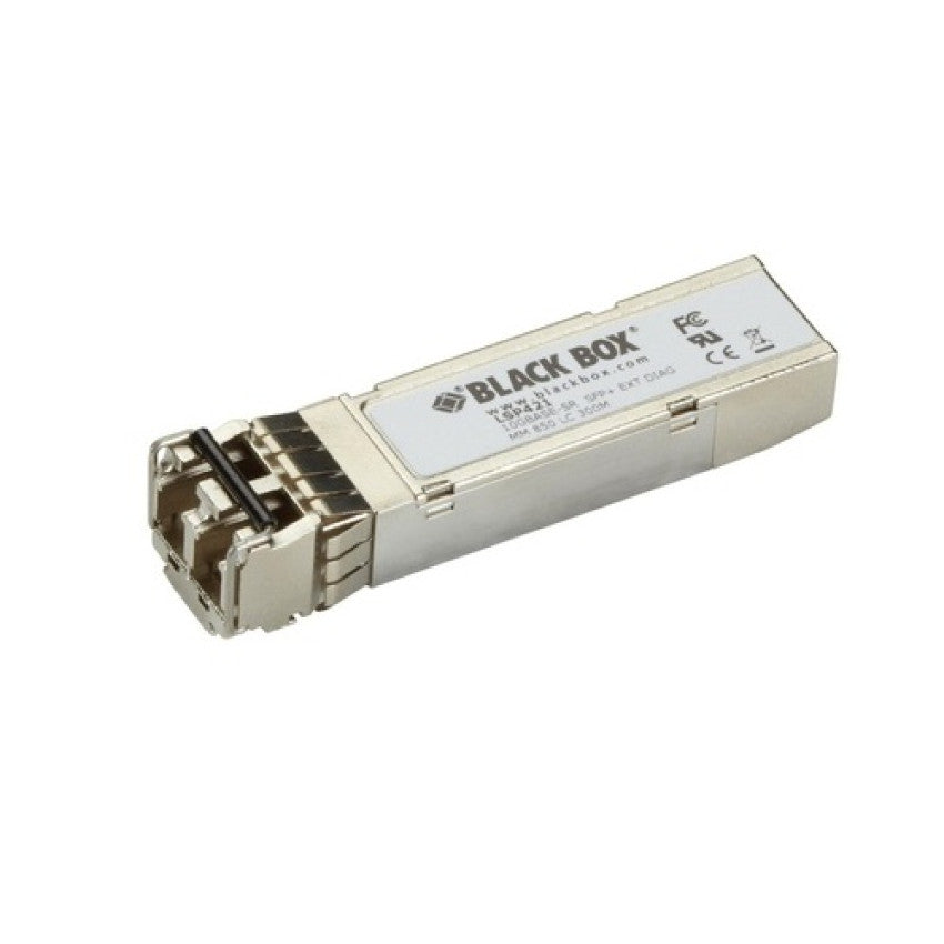 Black Box 10g (10-gbps) Sfp+ With Extended Diagnostics - (1) 10-gbps Multimode Fiber, 850nm, 300m, Lc, Gsa, Taa (LSP421)