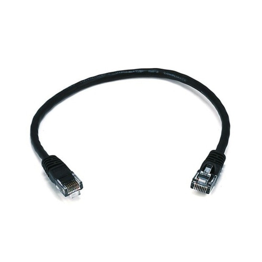 Monoprice Cat5e 24awg Utp Patch Cable_ 1ft Black (2125)
