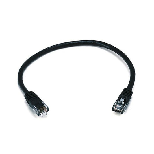 Monoprice Cat5e 24awg Utp Patch Cable_ 1ft Black (2125)